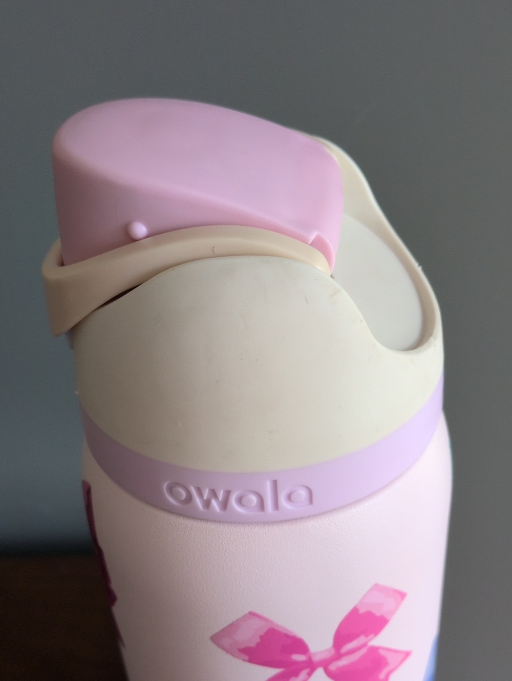 Owala 32oz. Freesip Girlhood Pink Bow Urban Outfitters Collab SS Water Bottle - Picture 3 of 9